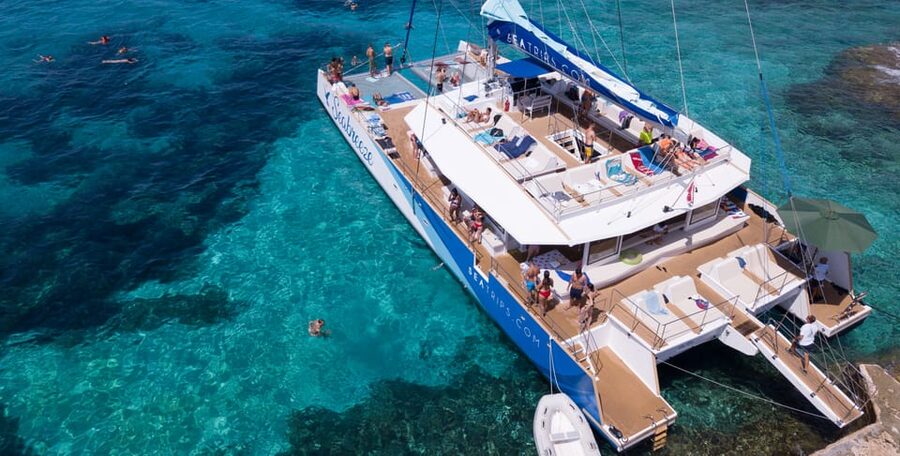 Malta: Blue Lagoon Evening Catamaran Cruise - Two hours at the Blue Lagoon, away from the center