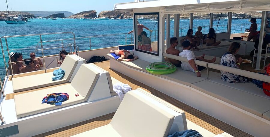 Malta: Blue Lagoon Evening Catamaran Cruise - What the $62 price really buys you