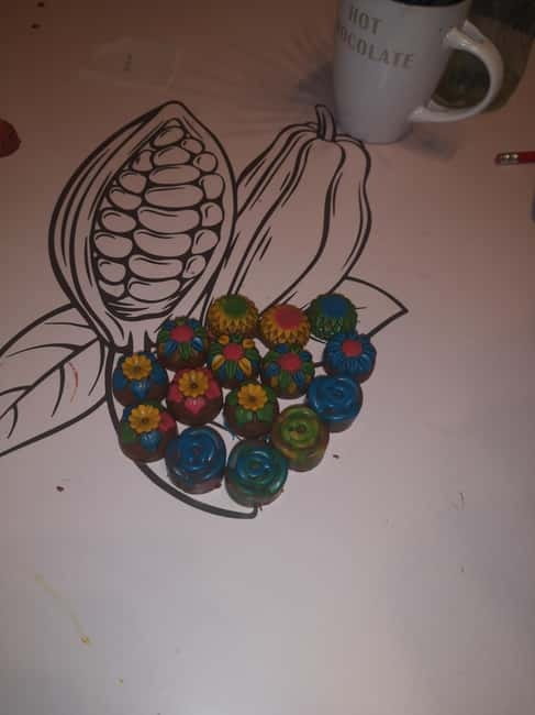 Malta: Chocolate Making Workshop - Painting and shaping molded chocolates