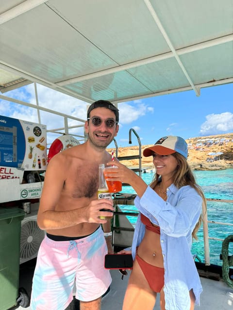 Malta: Comino, Blue Lagoon, Crystal Lagoon & Caves Cruise - A quick look at Gozo, Crystal Lagoon, and Saint Mary’s Tower