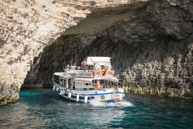 Malta: Comino, Gozo, Blue & Crystal Lagoon, and Caves Cruise - Sunset departures and seasonal choices