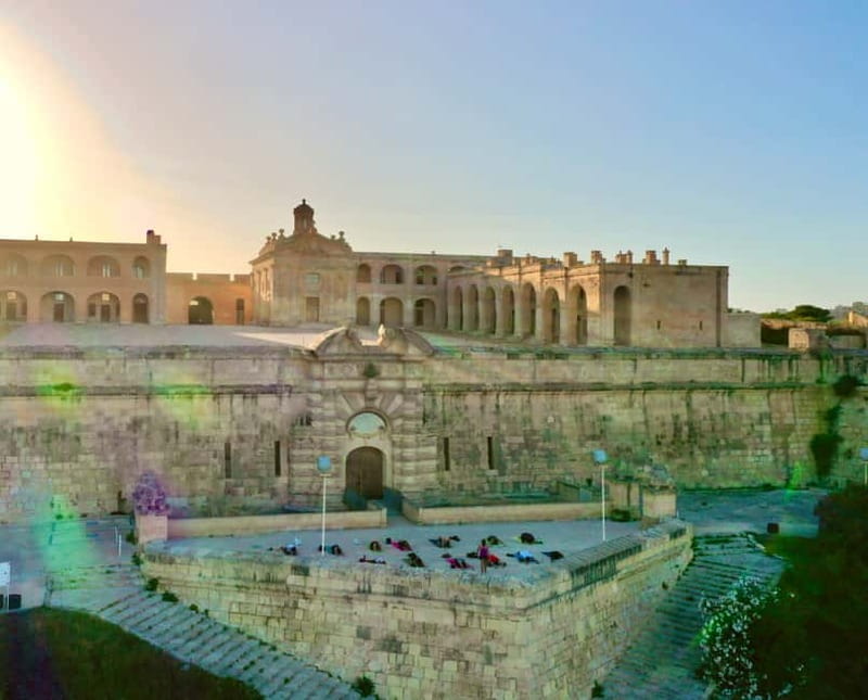 Malta: Game of Thrones Location Yoga Class - Yoga with a Valletta view at Manoel Fort