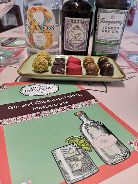 Malta: Gin and Chocolate Pairing Workshop - Four gins, not just four quick sips