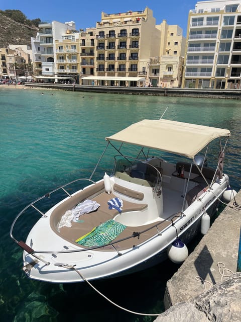 Malta:Gozo,Comino,Crystal/BlueLagoon&Caves Private Boat trip - Crystal Lagoon for clearer snorkeling