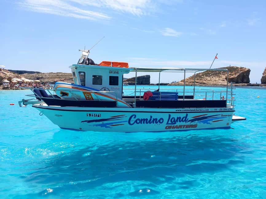 Malta: Gozo, Comino, Sea Caves, and Blue Lagoon Cruise - Leaving Cirkewwa and passing the Comino Tower