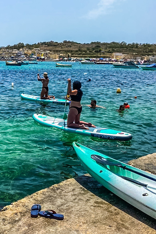 Malta: Guided SUP Tour - Starting at St Thomas Bay beneath Sensi Lido