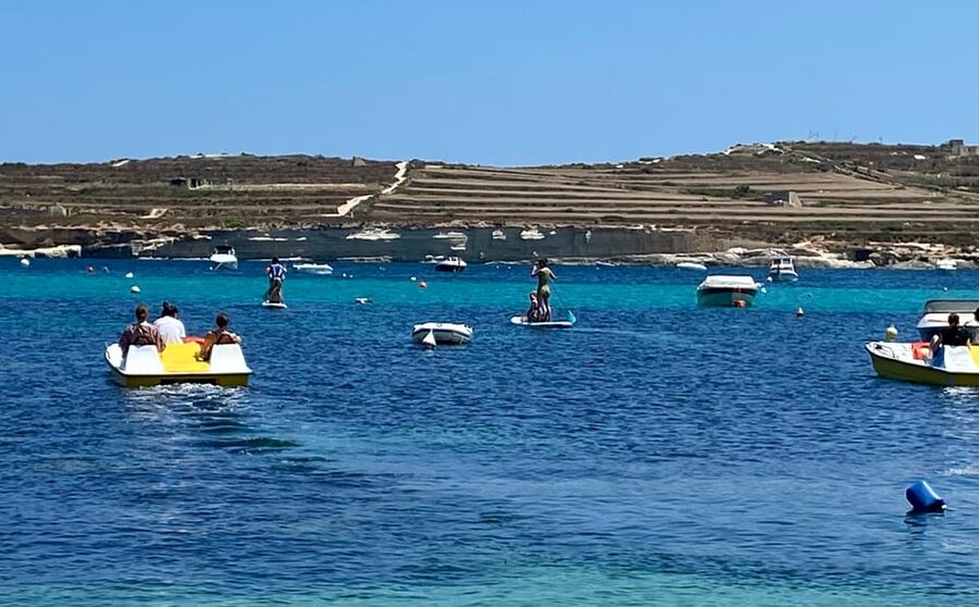 Malta: Guided SUP Tour - Learning the basics before leaving the bay