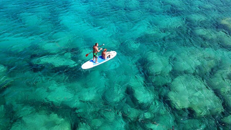 Malta: Guided SUP Tour - Paddling along Marsaskala’s south coast