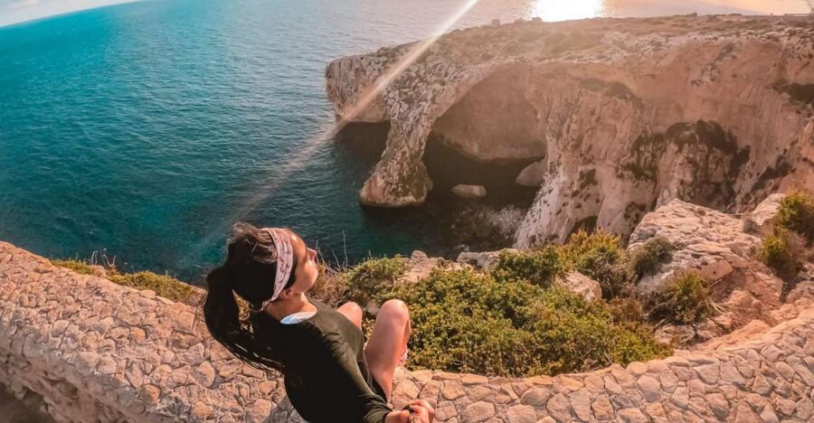 Malta: Marsaxlokk, Blue Grotto, and Qrendi Guided Tour - The Blue Grotto: cliffs, caves, and changing sea conditions