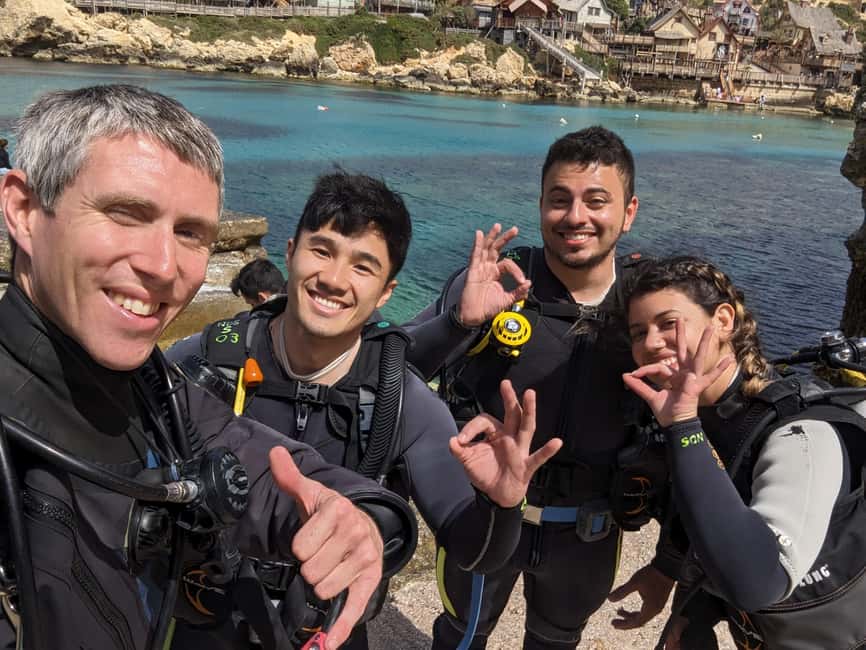 Malta: PADI Discover Scuba Diving Experience - Meeting New Dimension Scuba in Malta