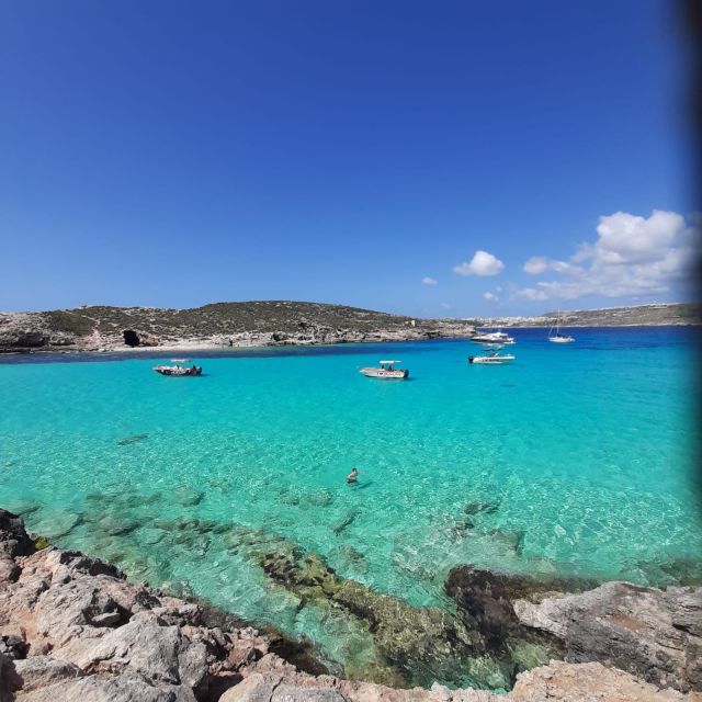 Malta: Private Boat Charter to Blue-Lagoon, Gozo & Comino - South Gozo by boat, from Mgarr Harbour to Ras il-Qala