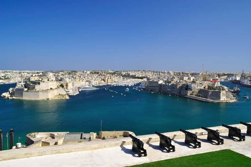 Malta: Private Full-Day Sightseeing Tour - Valletta begins with gardens and grand harbor views