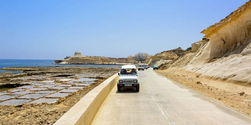 Malta: Private Jeep Tour of Gozo with Lunch - Coastal Roads, Cliffs, And Beaches By Jeep
