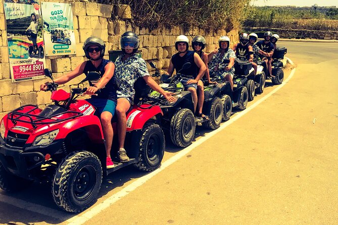Malta Quad Bike Tour - Golden Bay, with 90 minutes for swimming