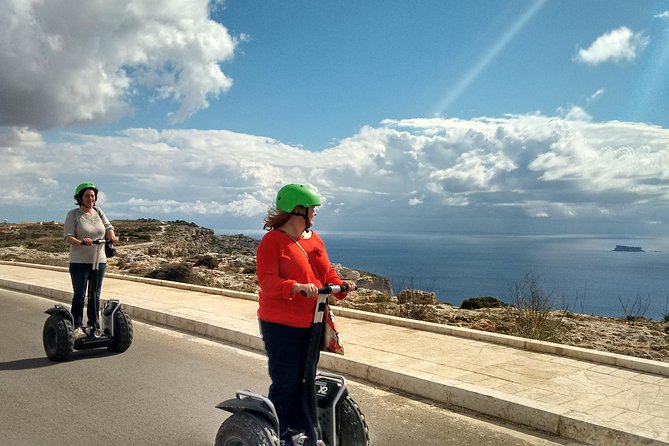 Malta Segway: Dingli Funtastic Tour - Riding out from Dingli Police Station