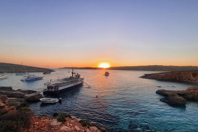 Malta Sunset Boat Tour: Bugibba to Comino Blue Lagoon Cruise - The best parts of this sunset cruise