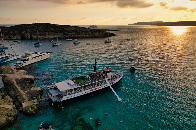 Malta Sunset Boat Tour: Bugibba to Comino Blue Lagoon Cruise - Malta’s northern coast from the water