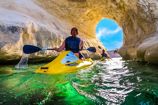 Malta: Ultimate Kayak Adventure - Paddling Out From St Thomas Bay