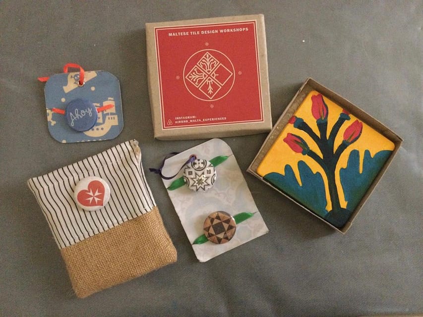 Maltese Tile - Souvenir painting workshop with local - Entering Clive’s townhouse studio
