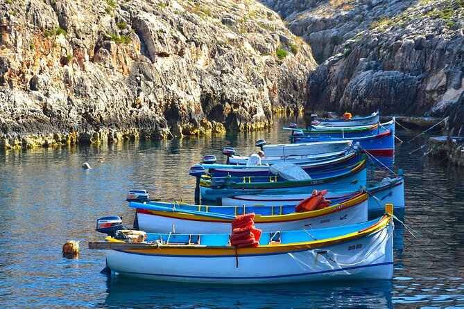 Marsaxlokk Market and Blue Grotto guided tour - Marsaxlokk Harbour and the Colorful Luzzu Boats