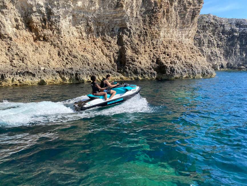 Mellieha: Comino and Blue Lagoon Jet Ski Safari Tour at 3 PM - Key points at a glance