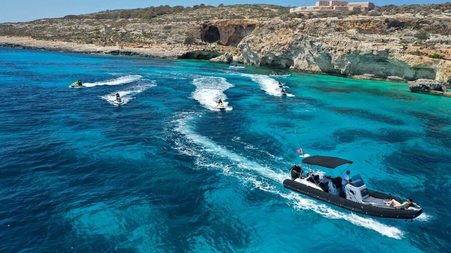 Mellieha: Comino and Blue Lagoon Jet Ski Safari Tour at 3 PM - Meeting the Sea-Doo at Marfa Bay