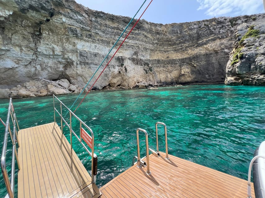 Mellieha: Comino, Crystal & Blue Lagoon 2 Bay Evening Cruise - Blue Lagoon: two hours for swimming and Comino time