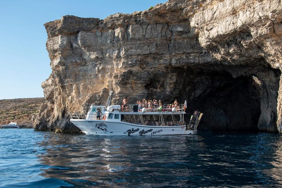 Mellieha: Comino, Crystal & Blue Lagoon 2 Bay Evening Cruise - Crystal Lagoon: your first hour in the water