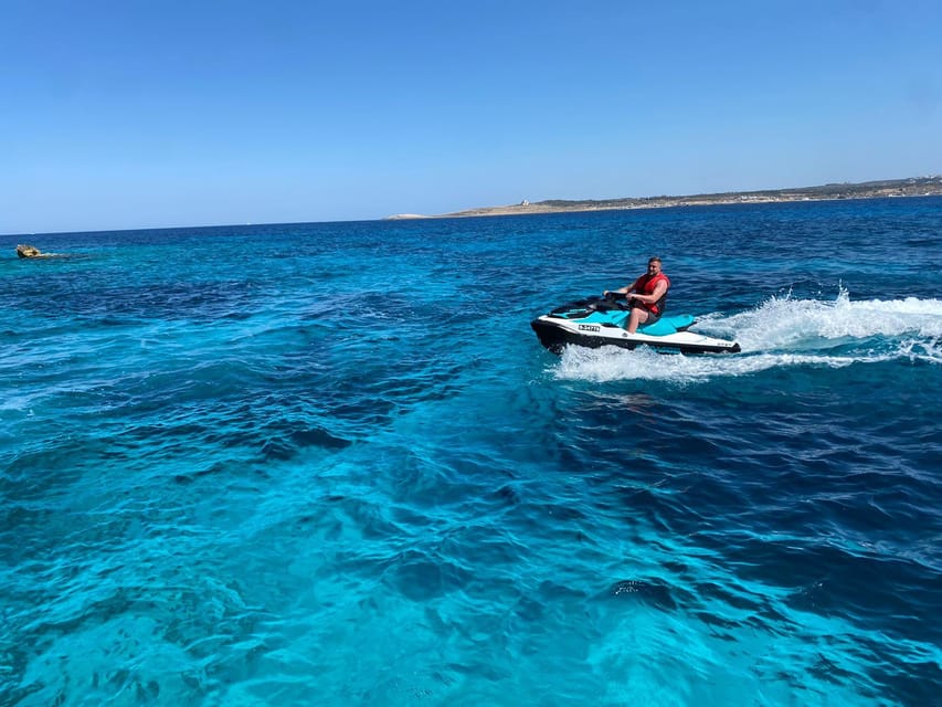 Mellieha: Jet Ski Rental with Safety Boat - What the Ride Feels Like for a First Timer