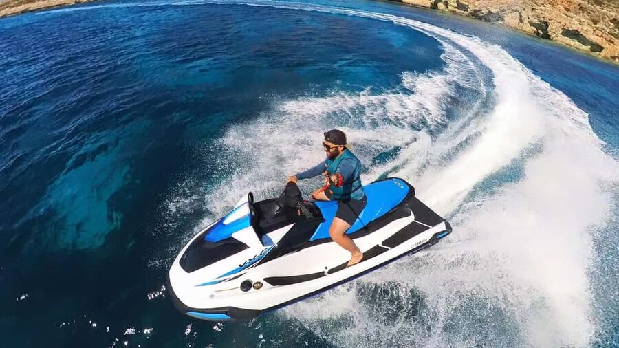 Mellieha: Jet Ski Rental - The safety briefing comes first