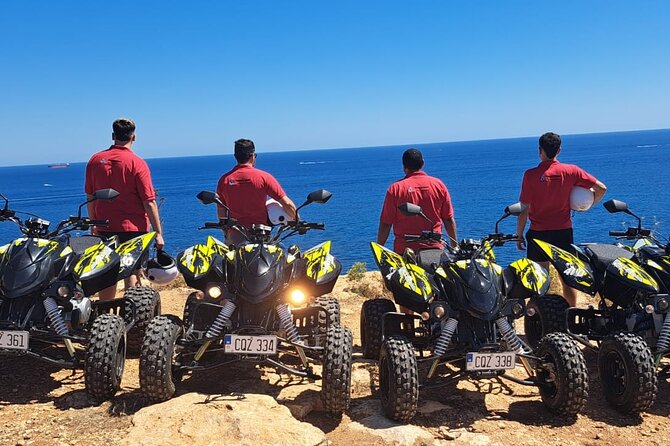 North Malta Quad Bike Tour with Land or Sea Views and Swimming - Starting in Mellieha With Pickup and Safety Instructions