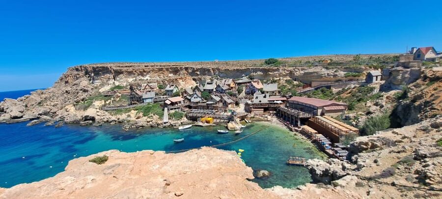 North Malta: Quad Bike Tour with Scenic Land, Sea & Swimming - Mellieha village closes the loop