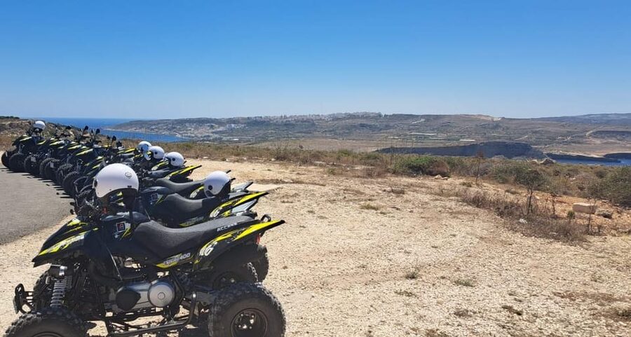 North Malta: Quad Bike Tour with Scenic Land, Sea & Swimming - What the $96 price really covers