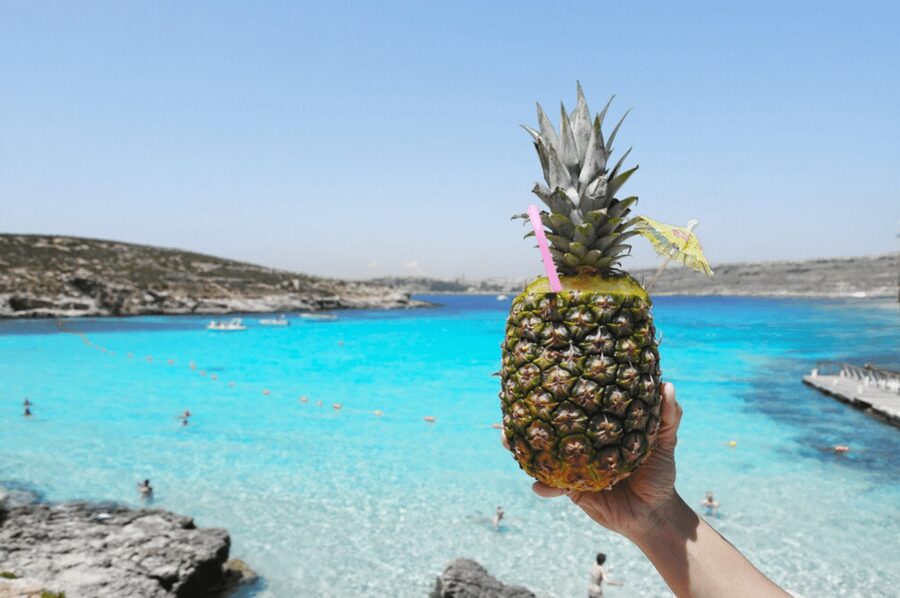 Party Prowl: Crystal Lagoon, Gozo, Santa Maria Caves, Malta - Blue Lagoon and Crystal Lagoon by boat