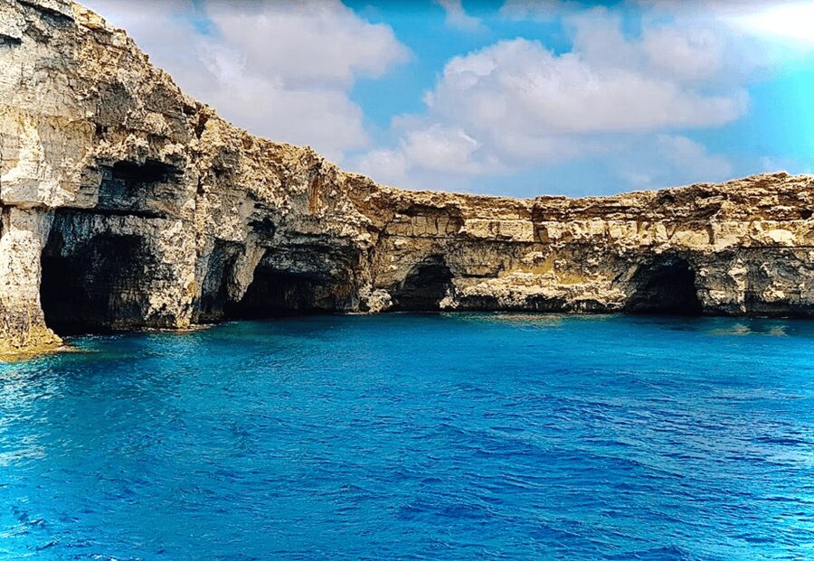 Party Prowl: Crystal Lagoon, Gozo, Santa Maria Caves, Malta - What the skipper adds to the experience