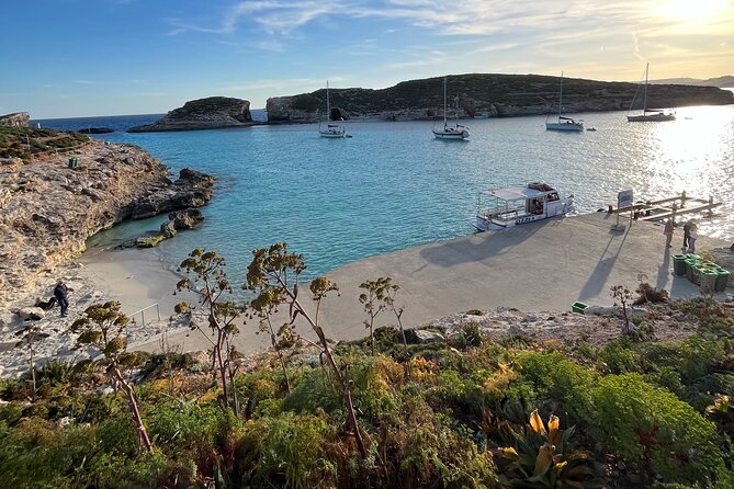 Private Boat Charter: Gozo, Comino, Blue Lagoon, Crysral Lagoon - Crystal Lagoon is the stronger swimming stop