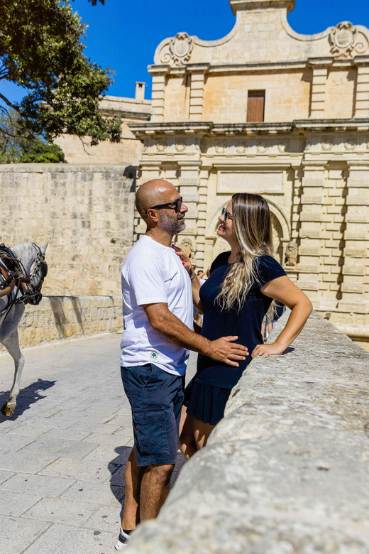 Private Photoshoot in Malta - Ending at Lower Barrakka Gardens
