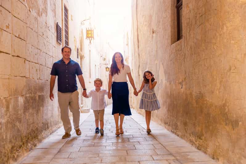 Private Photoshoot in Malta - Choosing Mdina, Golden Bay, Riviera Bay, or Sliema