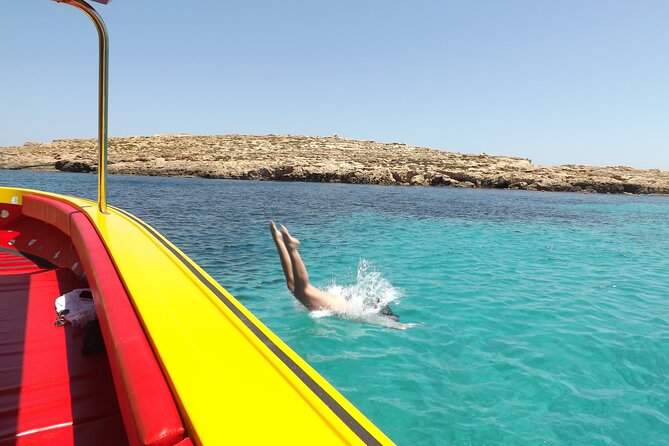 Private Speedboat 3hrs Blue Lagoon, Crystal Lagoon & Caves - What this three-hour Comino trip is really like