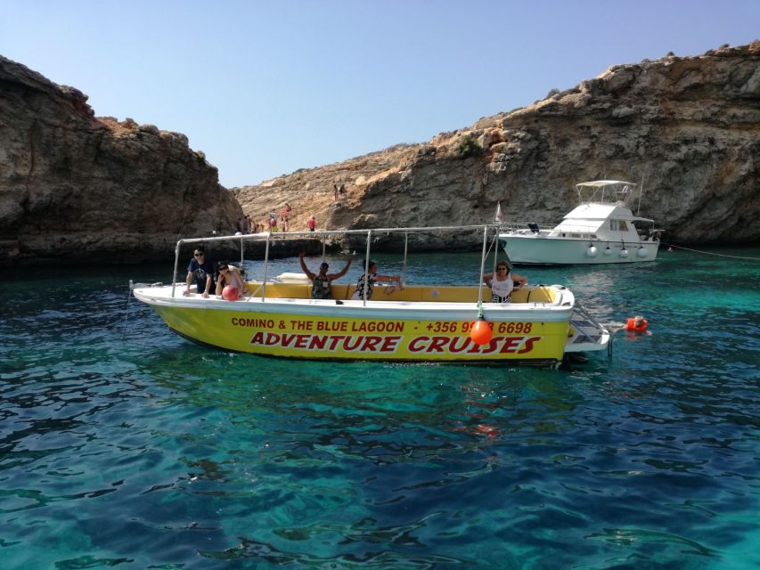 Sliema: Boat Trip to Comino Blue Lagoon, Gozo, and Caves - The ride past St Paul’s Island