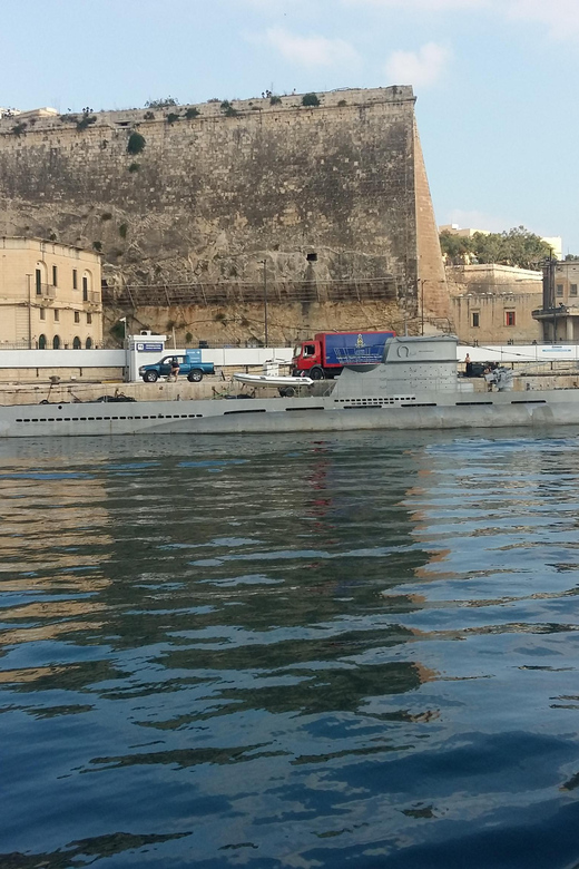 Sliema: Special Night Harbour Cruise - Turning toward Valletta and Floriana