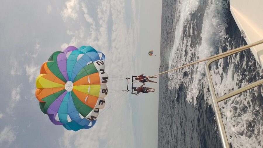 St. Julian's: Malta Parasailing Adventure with Photos - Taking off from Sun & Fun Water Sports