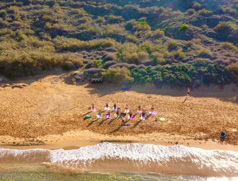 Sunday: Ghajn Tuffieha (Riviera) Beach Yoga Class - Why Sunday yoga works so well at Ghajn Tuffieha
