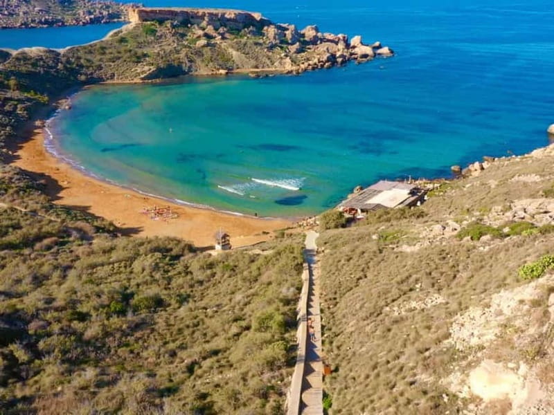 Sunday: Ghajn Tuffieha (Riviera) Beach Yoga Class - The 75-minute beach yoga flow