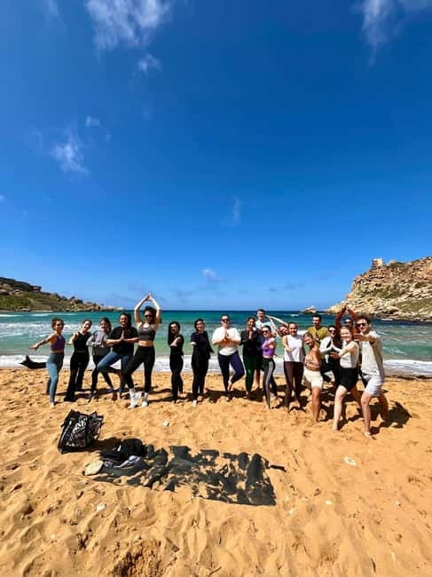 Sunday: Ghajn Tuffieha (Riviera) Beach Yoga Class - What the beach setting adds