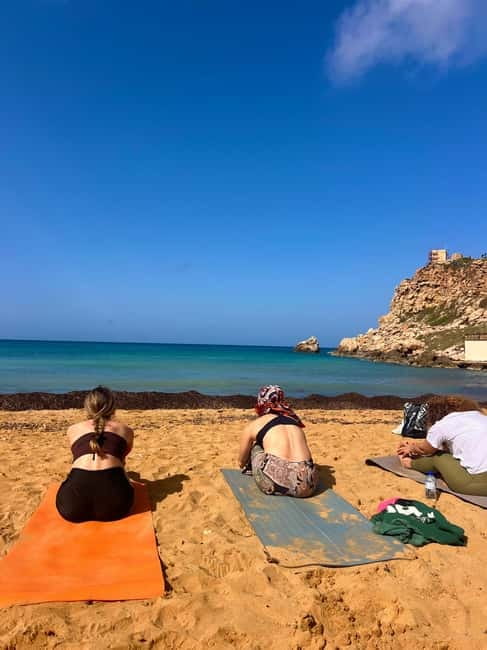Sunday: Ghajn Tuffieha (Riviera) Beach Yoga Class - Timing, flexibility, and things to check