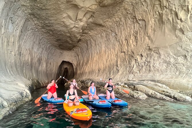 SUP Sunset Paddling to Ta Marija Caves - Starting at Għnejna Bay at 4:30 pm