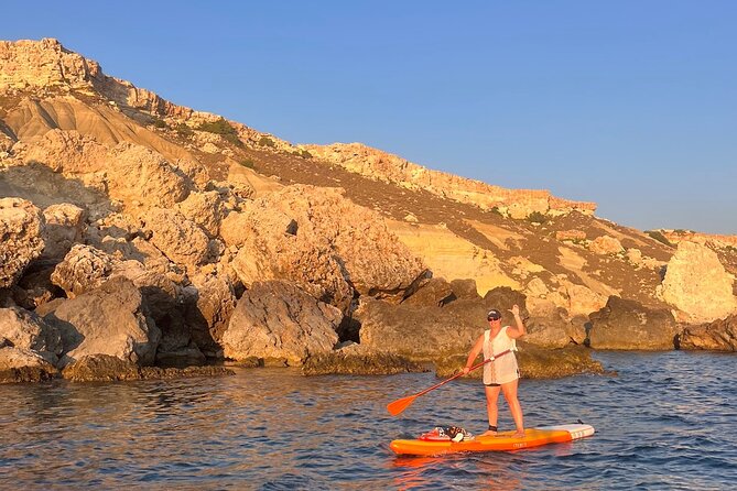 SUP Sunset Paddling to Ta Marija Caves - What the small group changes