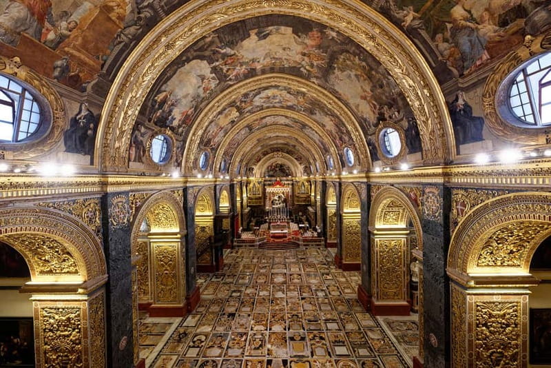 Valletta Half Day inc St. John's Cathedral, Malta Experience - Barracca Gardens and the Grand Harbour view