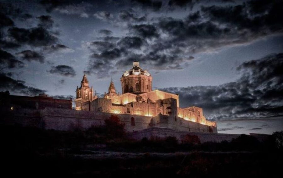 Valletta, Mdina, and Mosta Night Tour with 5D Show - Valletta’s fortifications under the lights